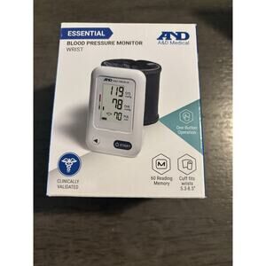 Brand New A&D Medical Essential Blood Pressure Wrist Monitor UB-525